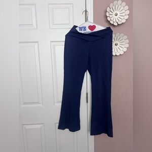 Flared High Waisted Crossover Leggings